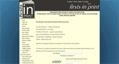 Desktop Screenshot of firsts-in-print.co.uk